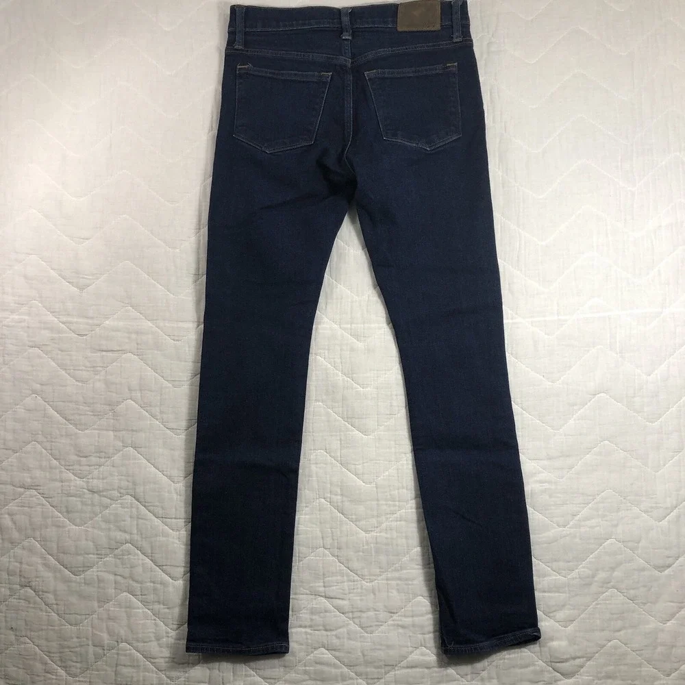 J Crew Jeans Men's Size 30 x 32‎ Denim Blue 250 Skinny Kurabo Japanese (30x29.5)